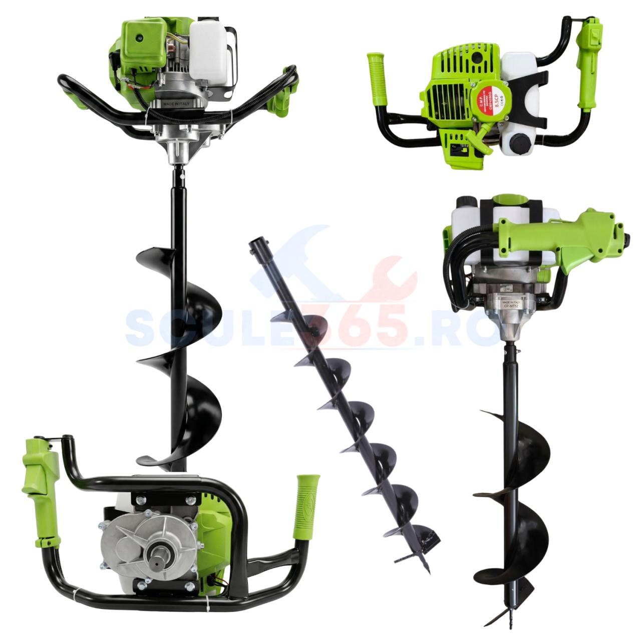 Motoburghiu pe benzină Campion 8.5CP cu burghiu 150mm