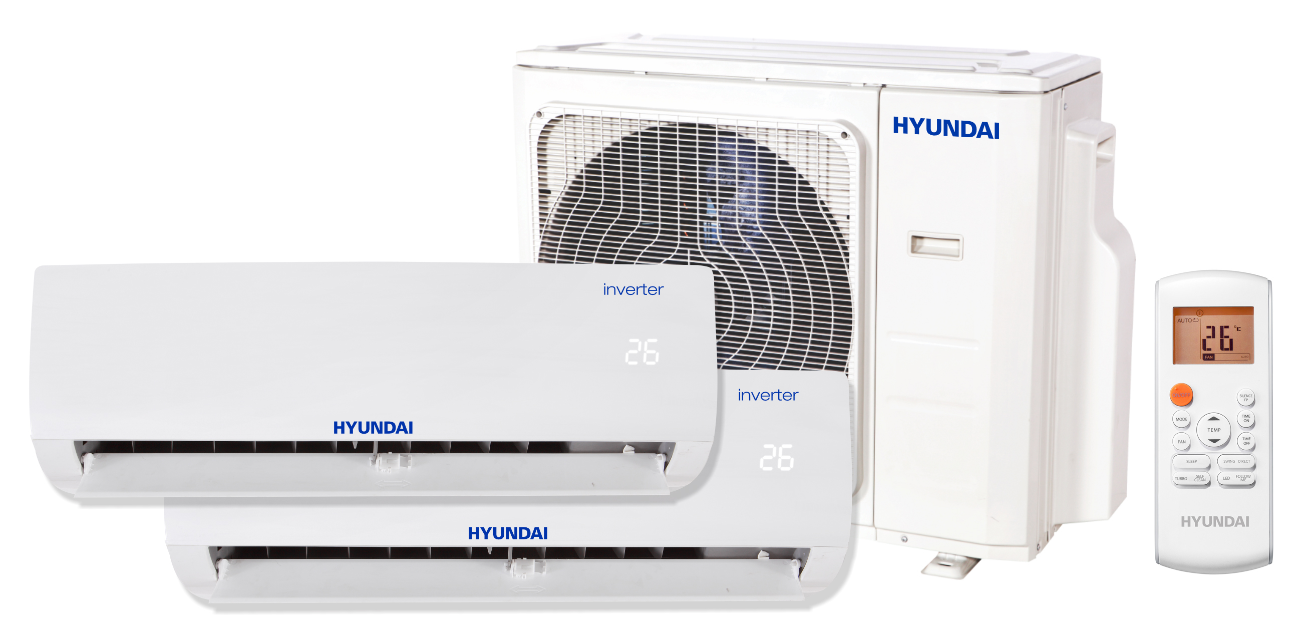 Hyundai Multi-Split 2 Camere Wi-Fi Inverter