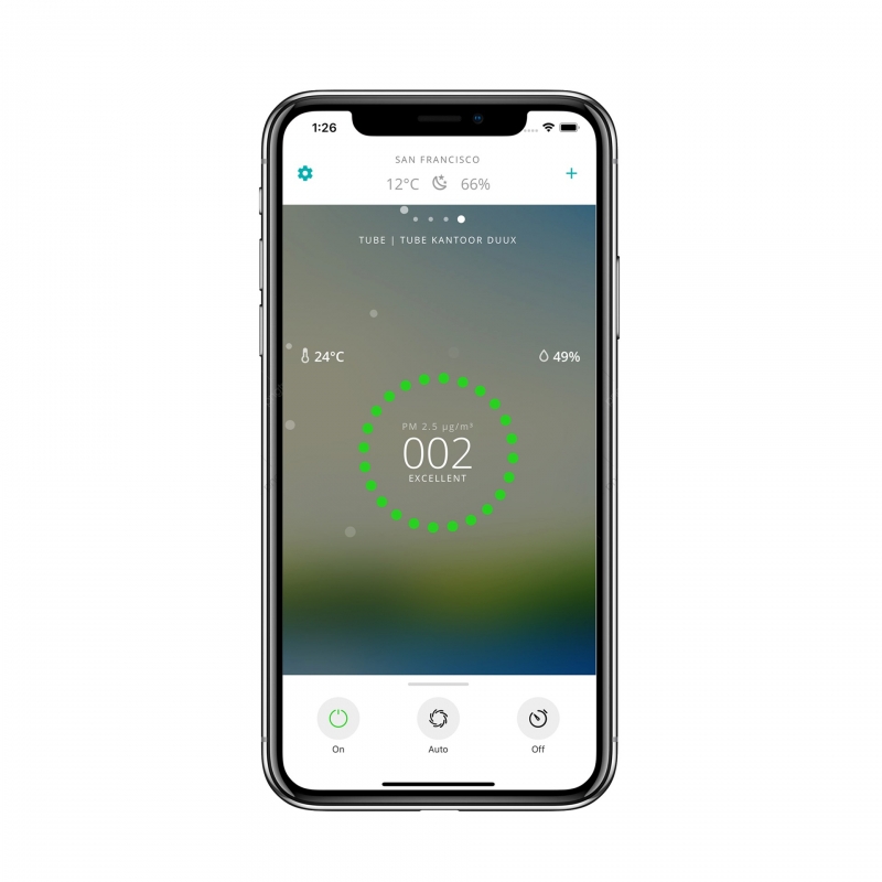 Purificator DUUX Tube cu HEPA & App Control - imagine 10