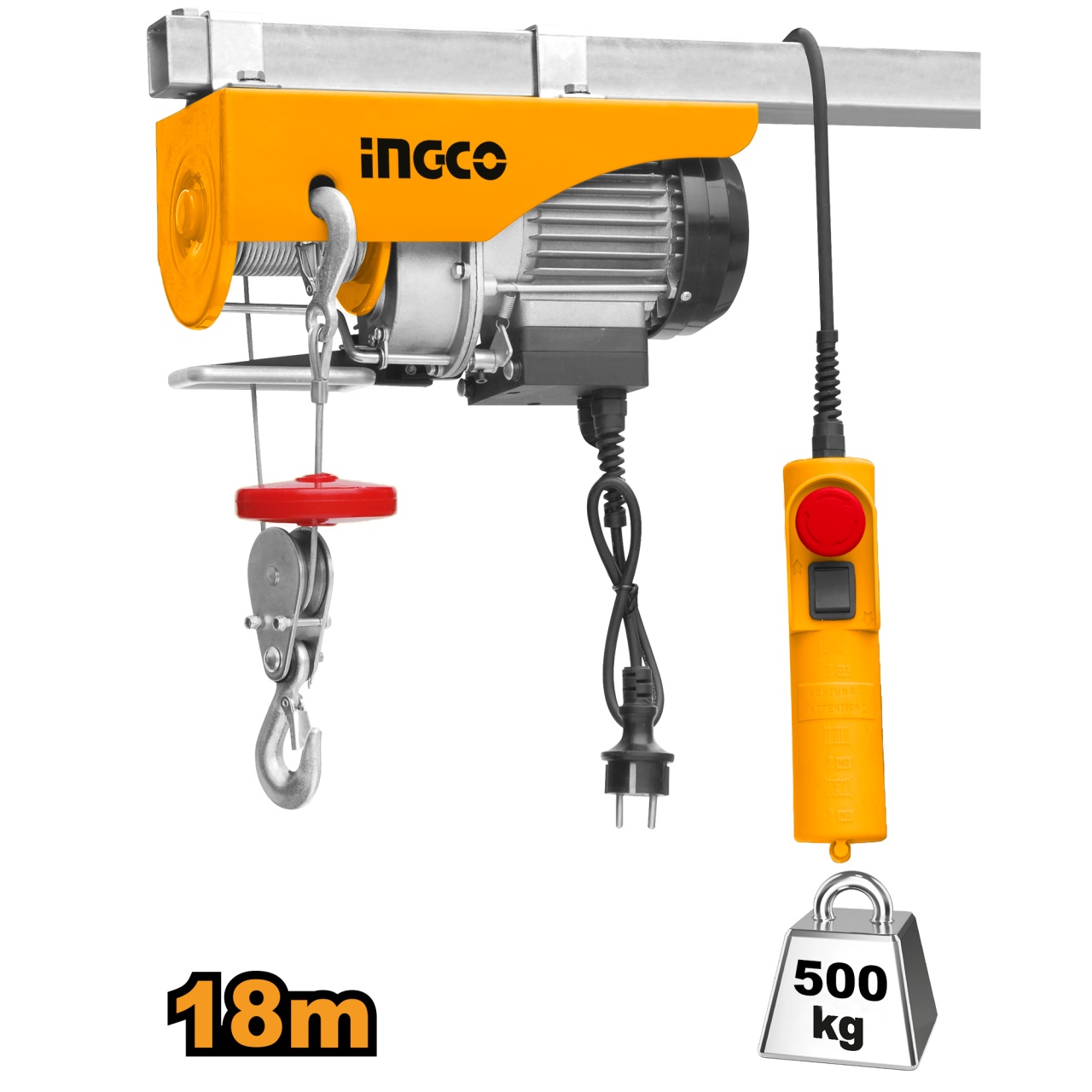 Electropalan Ingco 500kg 900W 18m - imagine 2