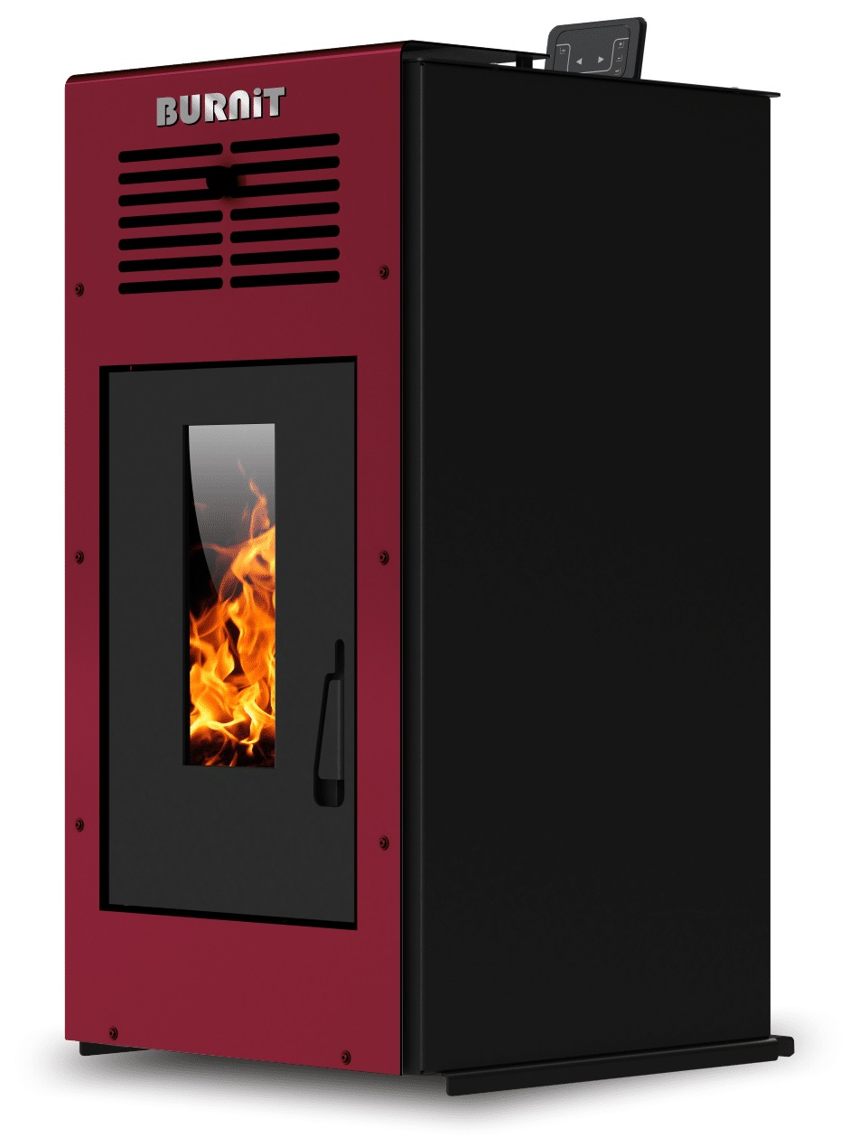 Semineu pe peleti Burnit Ambient 10 kW Bordeaux