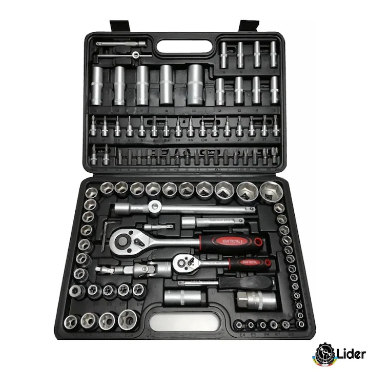 Trusa chei tubulare 108 piese LIDER PREMIUM MX947 - imagine 3