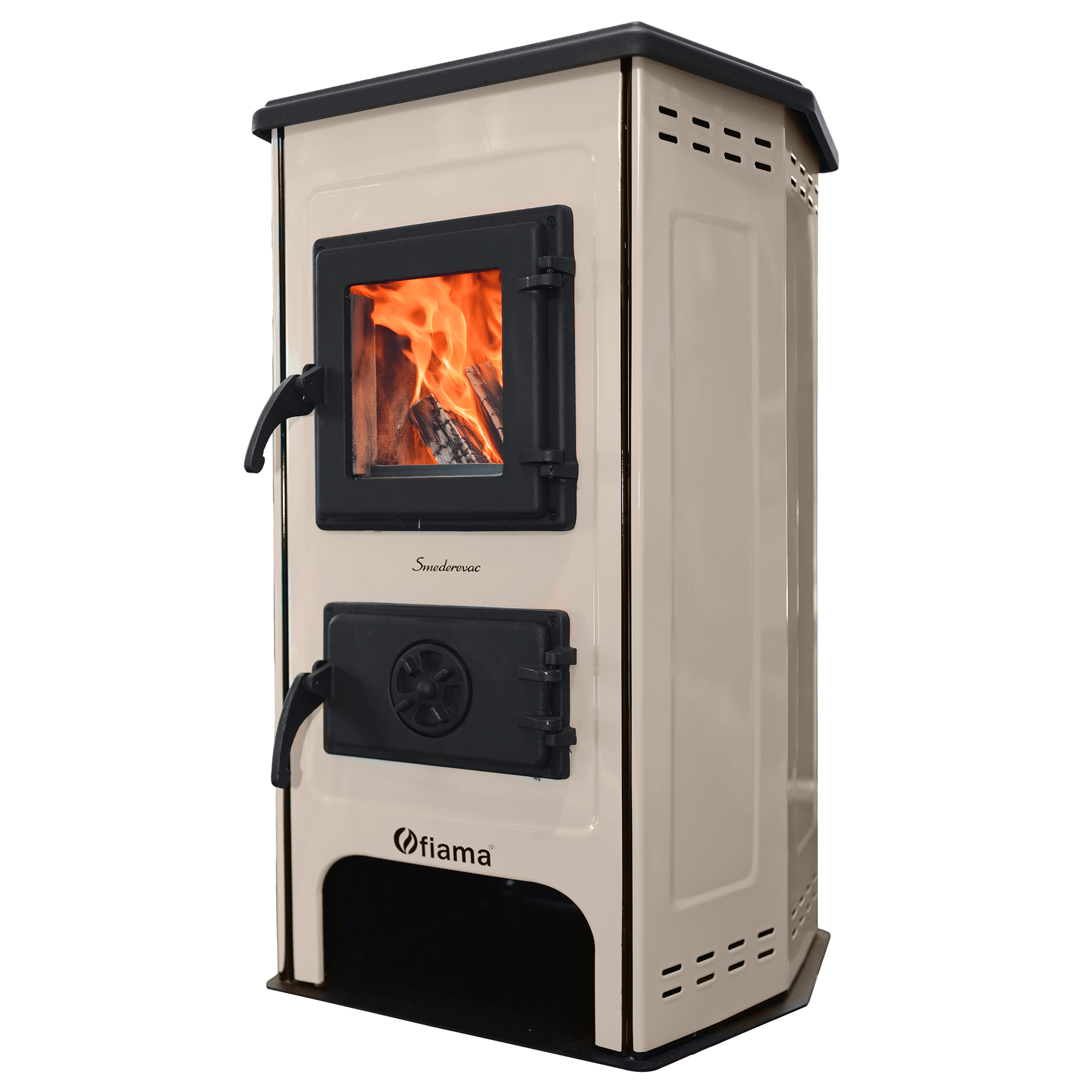 Semineu Fiama SD HIT 6kW cu Plită Fontă