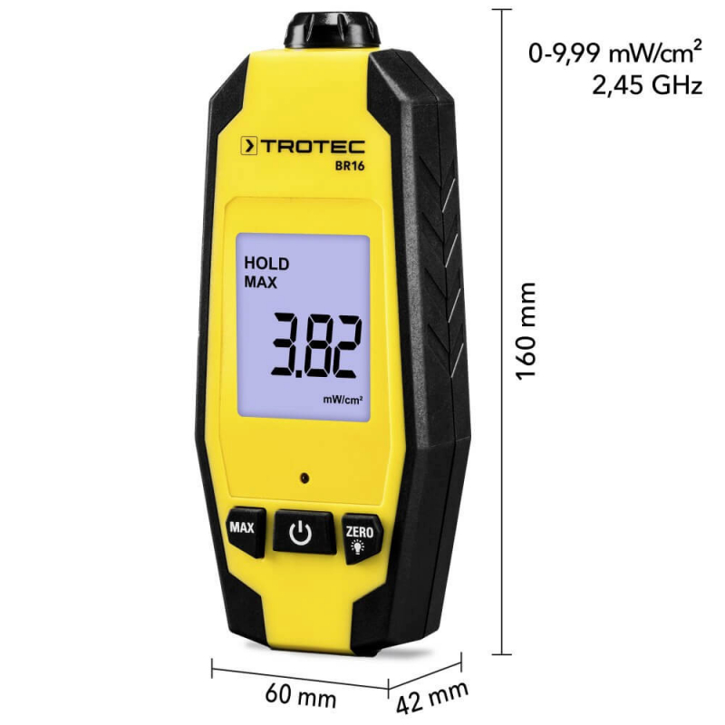Detector Radiații Microunde Trotec BR16, Alarmă Sonoră - imagine 5