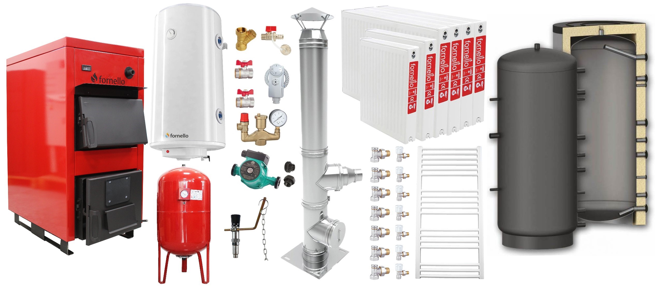 Pachet Centrală Fornello 40kW Completa
