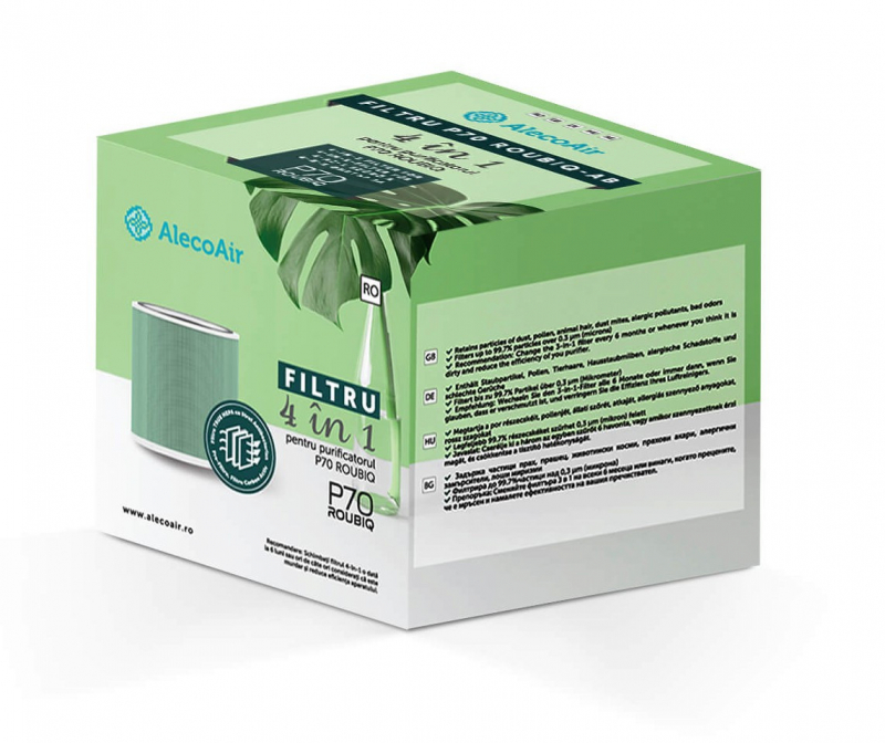 Filtru 4-in-1 AlecoAir P70 Roubiq, Antibacterian - imagine 2