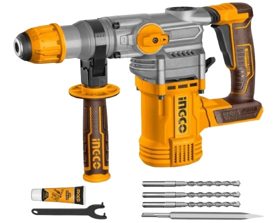 Ciocan rotopercutor Ingco 20V Brushless - imagine 1