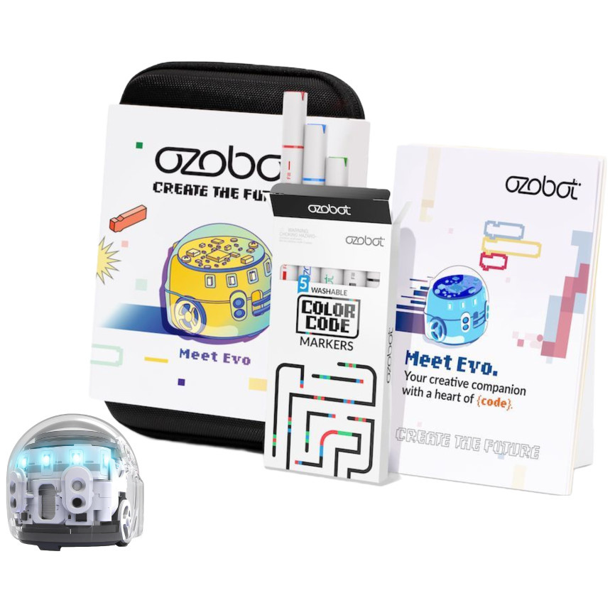 Ozobot EVO Alb - Robot Educativ Inteligent