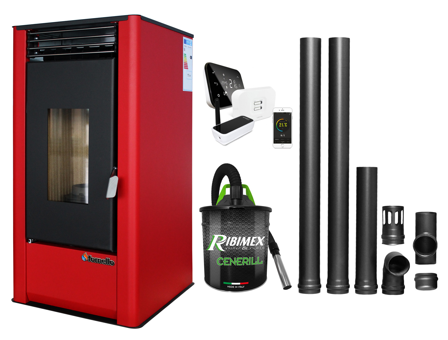 Kit Încălzire Fornello 11KW Control Distanță