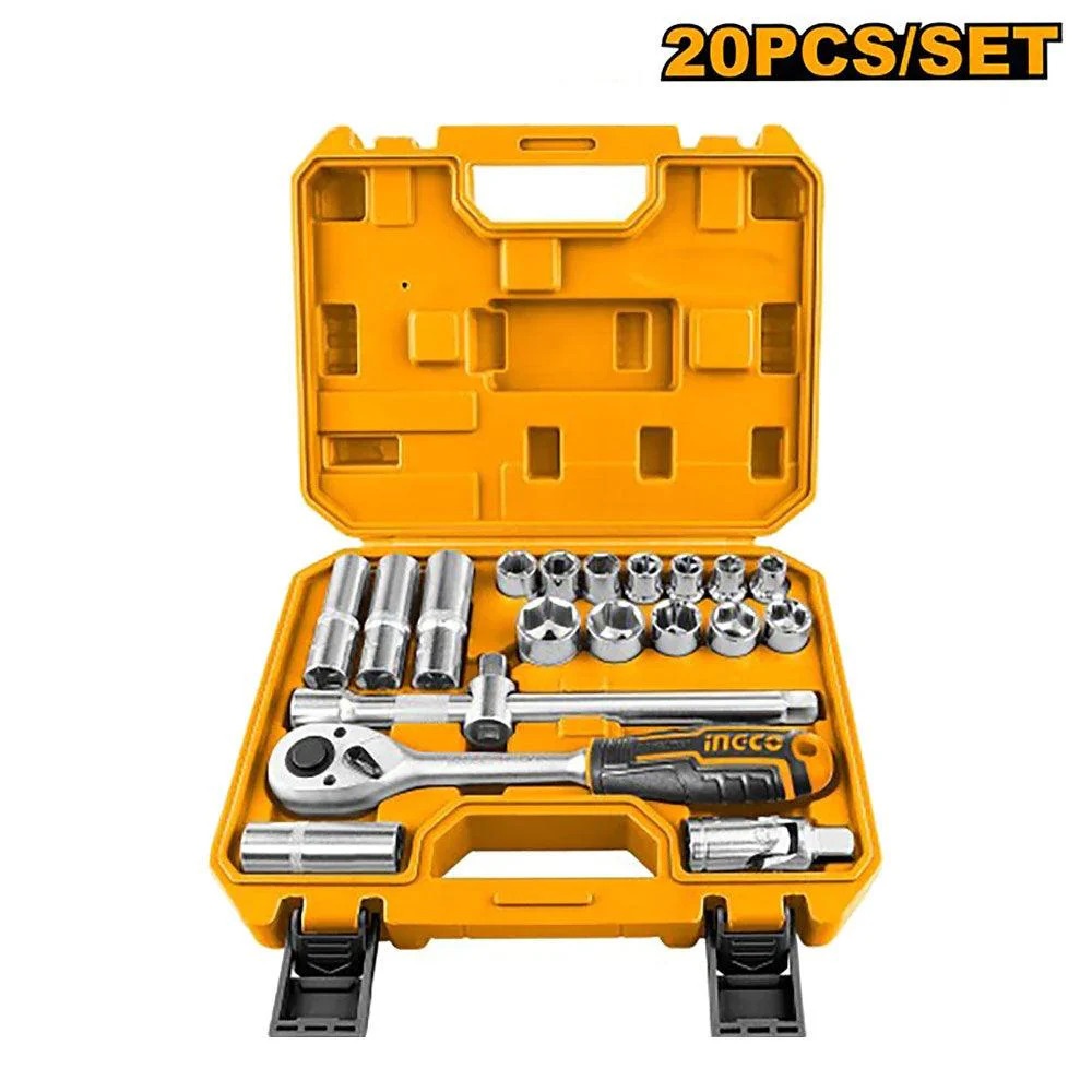 Trusa Chei Tubulare 1/2 20buc INGCO HKTS12201 - imagine 2