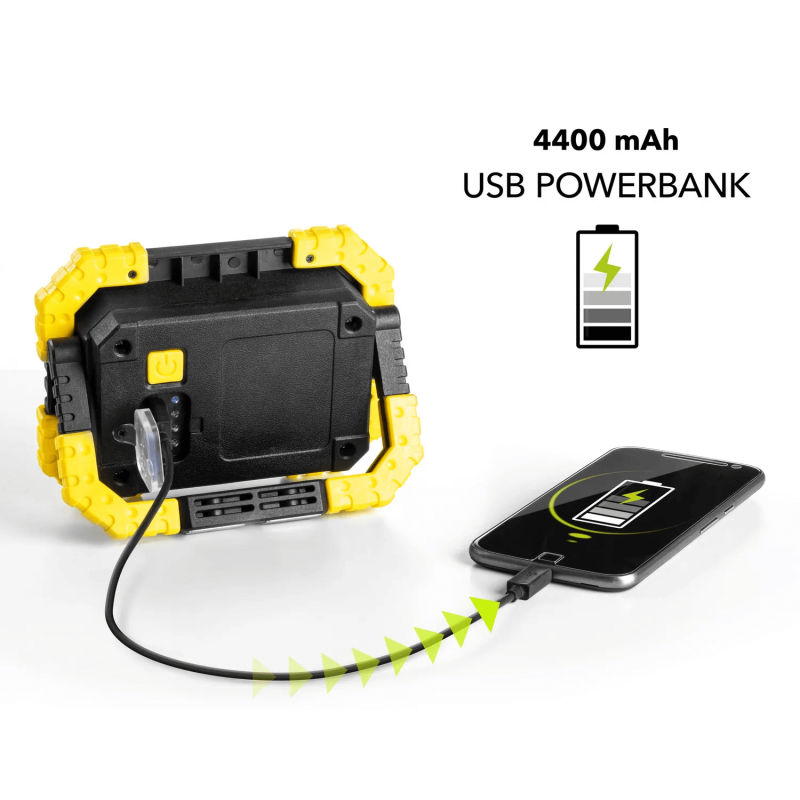 Lampa de lucru LED Trotec PWLS 06-10 cu powerbank USB - imagine 3