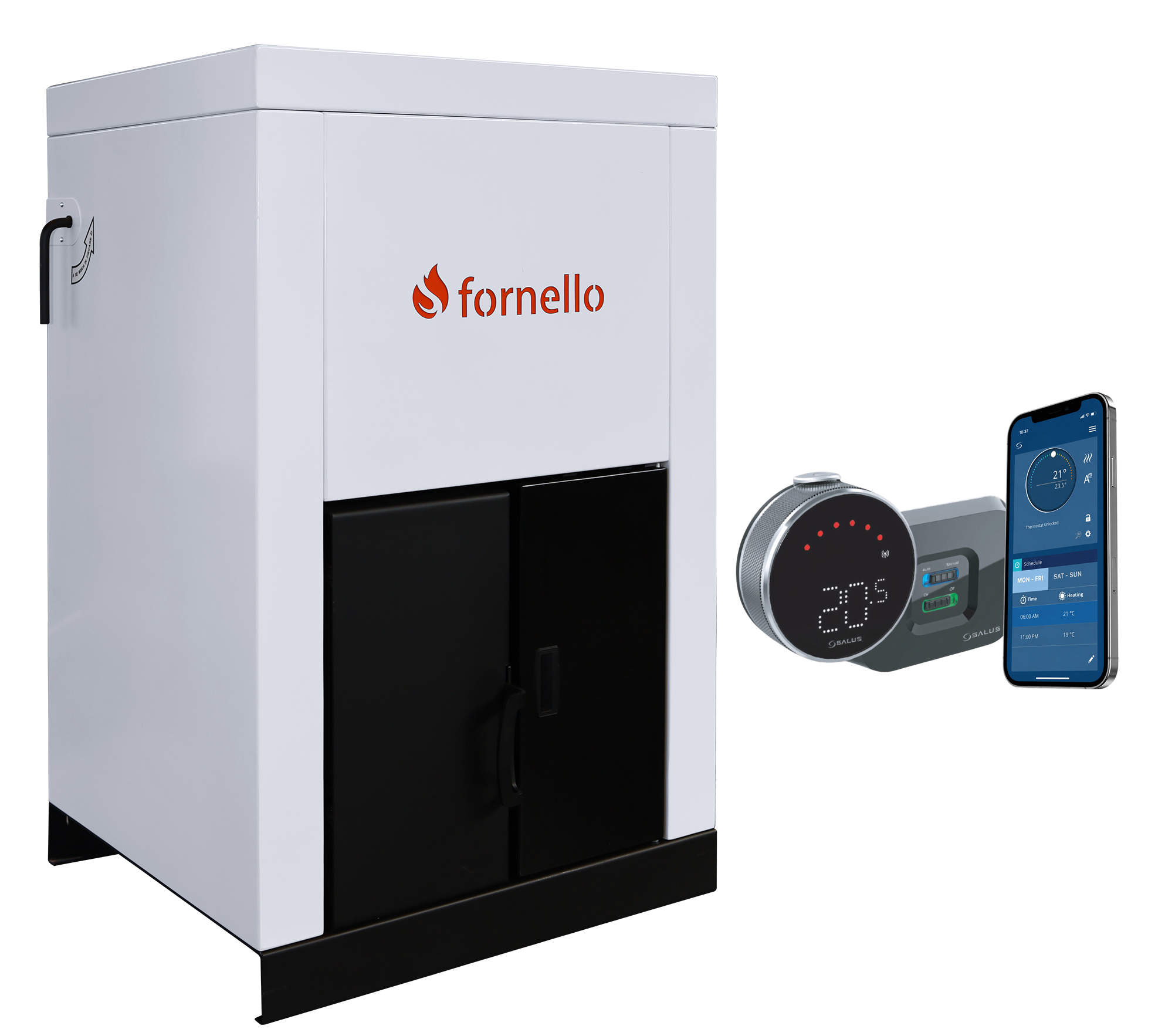 Centrala Peleti Fornello 25kW Control Internet - imagine 2