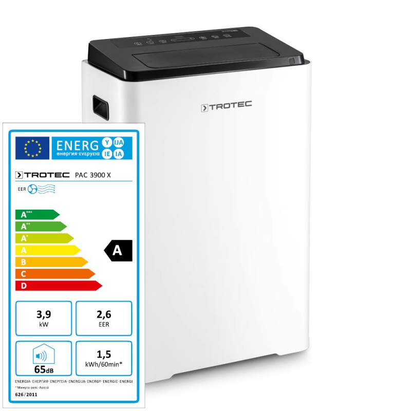 Aer condiționat portabil Trotec PAC 3900 X, 13300 BTU, 52 mp - imagine 6