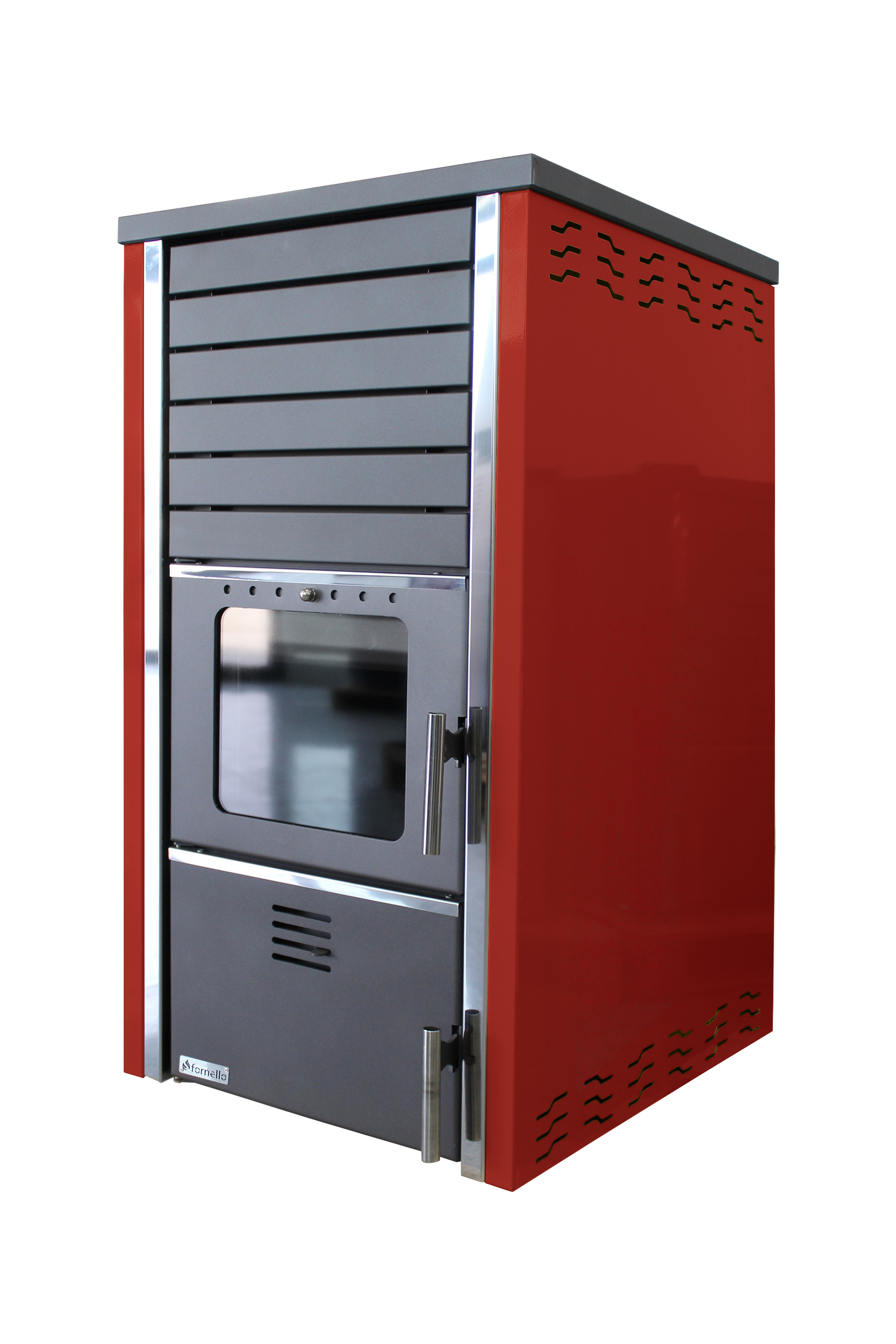 Termosemineu Fornello Supernova Red 38KW Lemn/Carbune