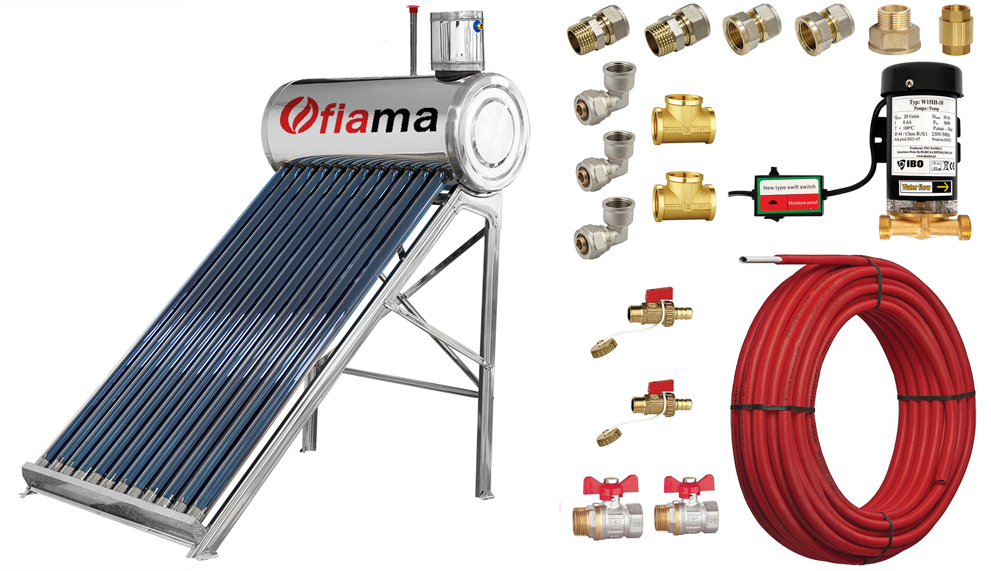 Panou Solar FIAMA 120L - Apă Caldă Gratuită