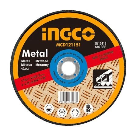 Disc Abraziv Ingco 125mm - Taiere Rapida Metal - imagine 2