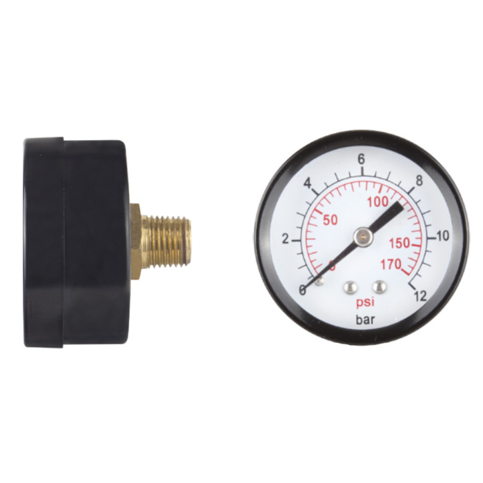 Manometru Apa Axial 0-12 bar, 1/4" Evotools