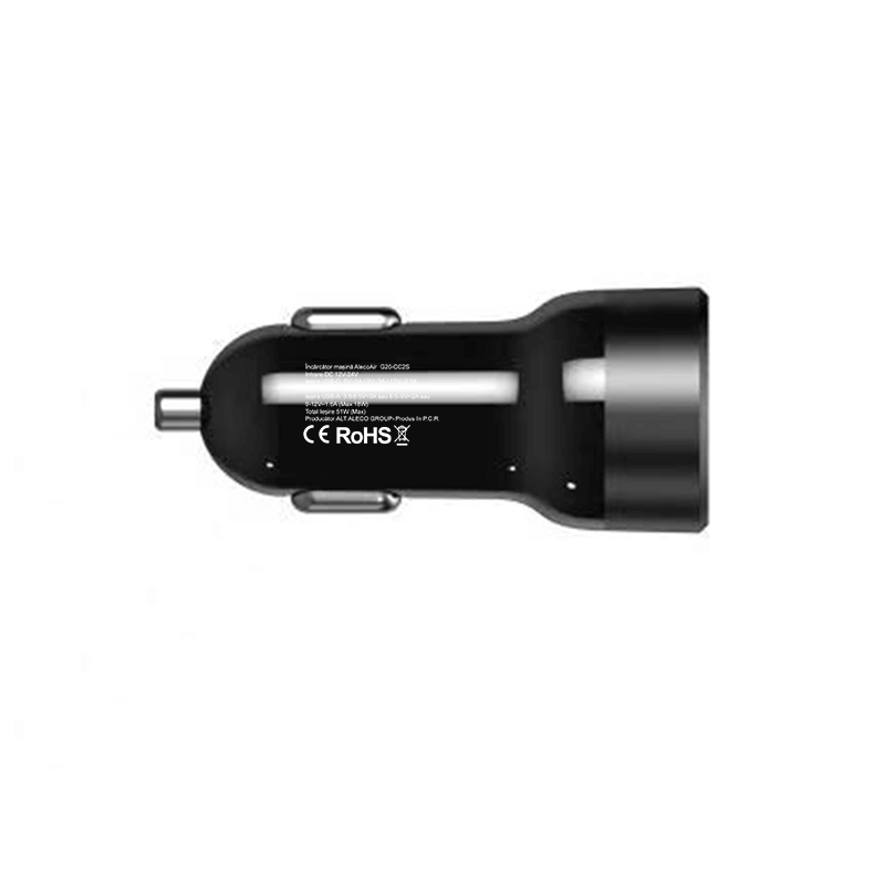 Încărcător auto AlecoAir G20-CC2S, USB-A + USB-C, 51W - imagine 5
