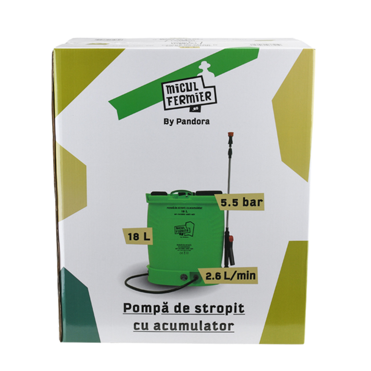Pompa stropit 18L cu acumulator Micul Fermier - imagine 11