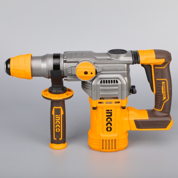 Ciocan rotopercutor 4.5J, 930rpm, 4400bpm, 20V Brushless Fara Acumulator Ingco CRHLI20288 - imagine 7
