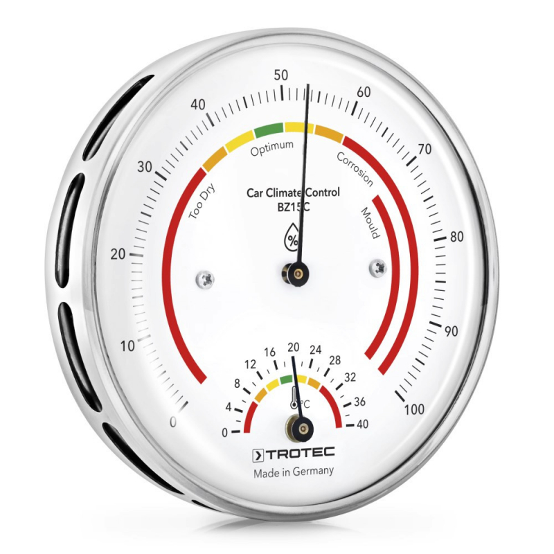 Termohigrometru Trotec BZ15C, scală colorată, precizie ±3% - imagine 7
