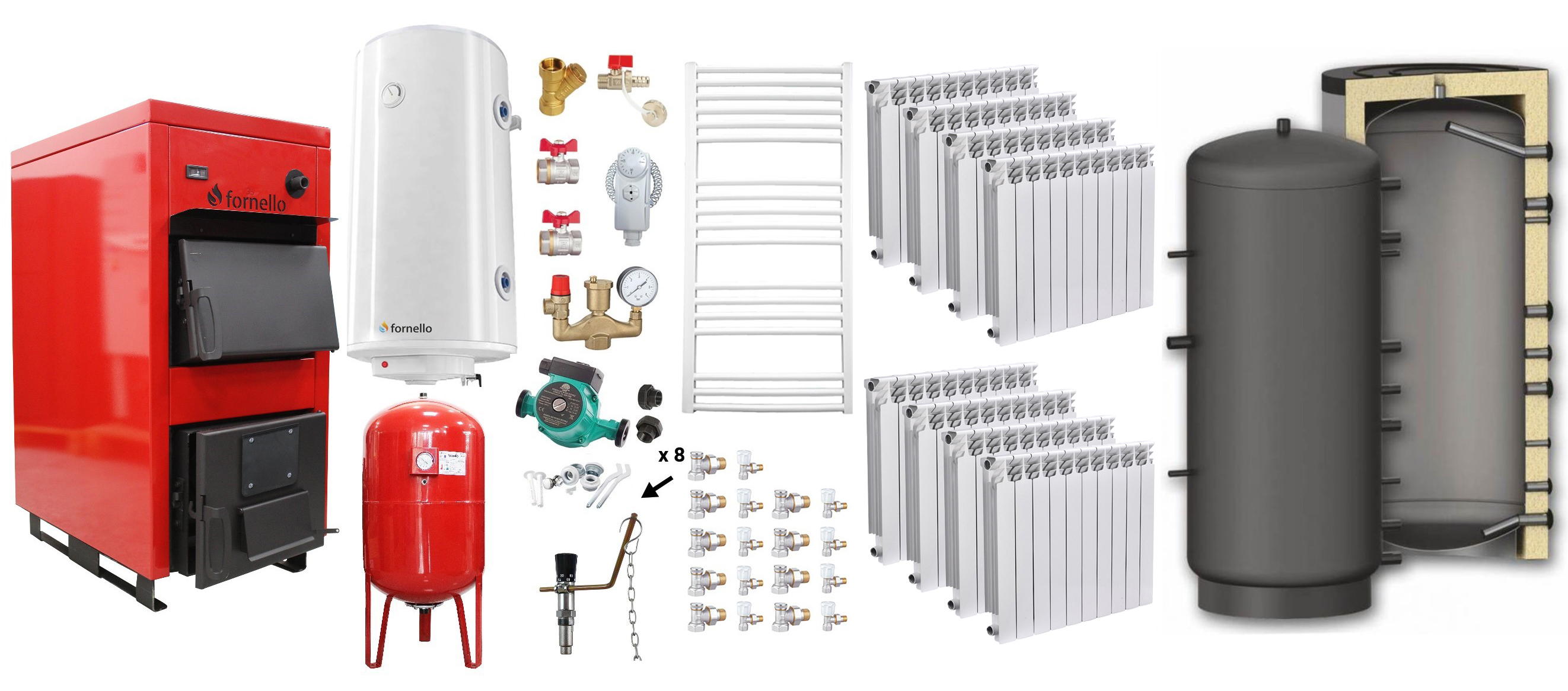 Pachet Incalzire Fornello 50kW Complet