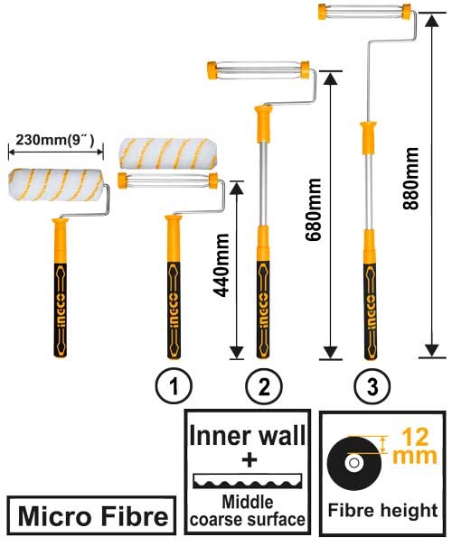 Trafalet Premium cu Maner Extensibil Microfibra - imagine 2