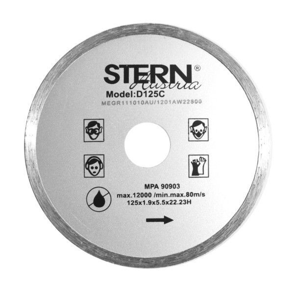 Disc Diamantat Stern 125 mm pentru Taiere Umeda