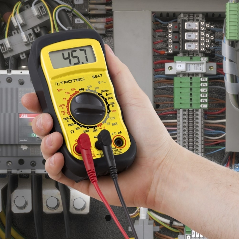 Multimetru Digital Trotec BE47 - CAT II 600V/CAT III 300V - imagine 9
