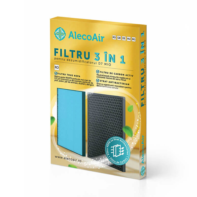 Filtru 3 în 1 TRUE HEPA H13 pentru D7 Mio | Alecoair