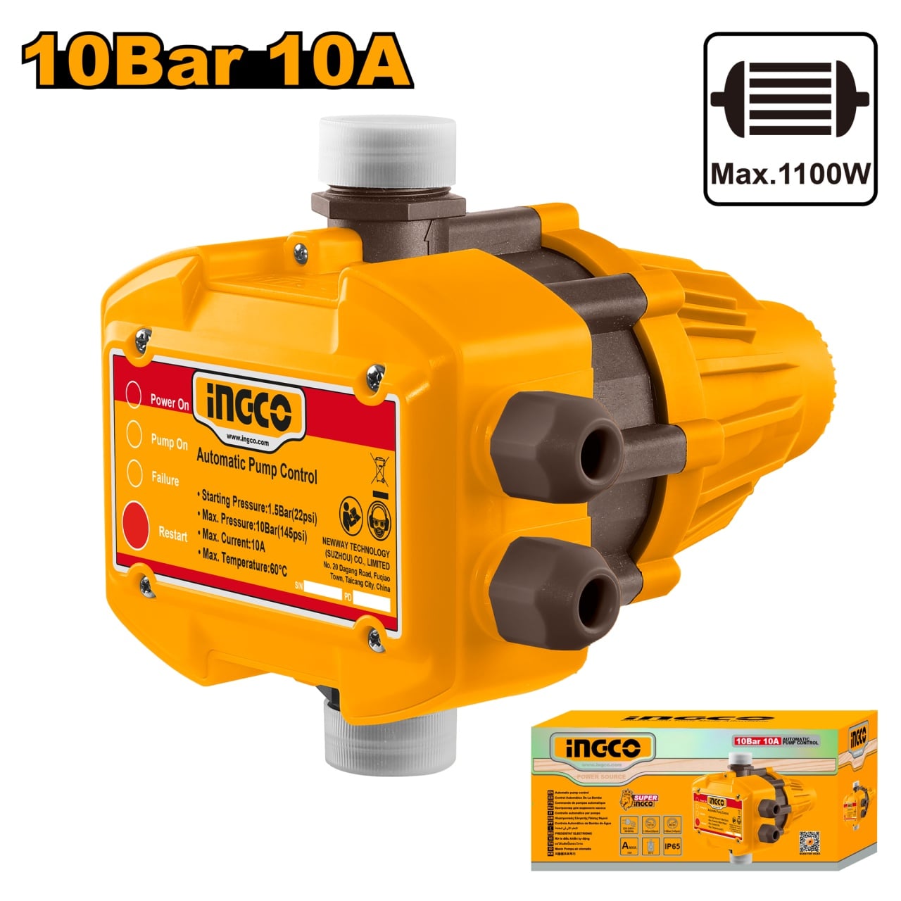 Presostat Electronic Ingco WAPS001 1.5-10 Bar