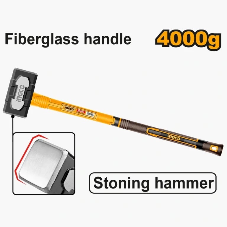 Baros INGCO 4kg Fibra, Performanță Profesională - imagine 3