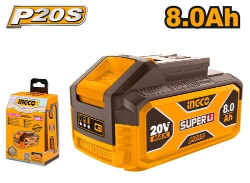 Acumulator INGCO FBLI2108 20V 8Ah Li-Ion, platforma P20S