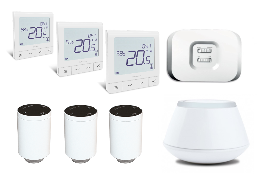 Salus Smart Home 3 Zone Termostat Calorifere