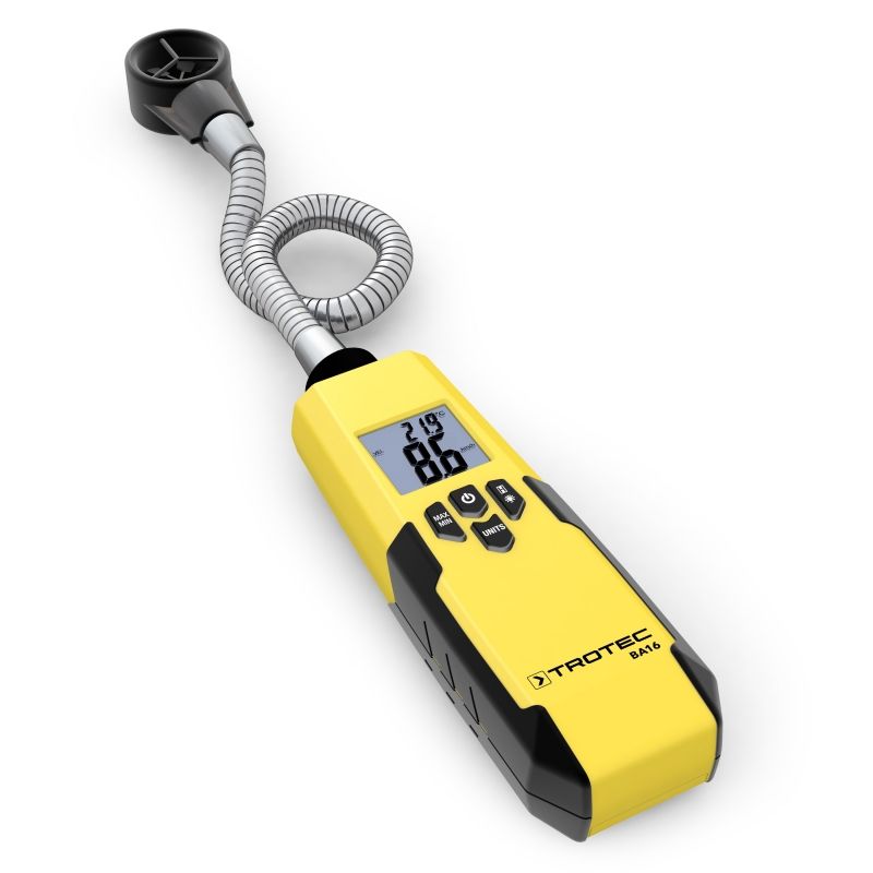 Anemometru Trotec BA16 flexibil 40 cm, display iluminat - imagine 2