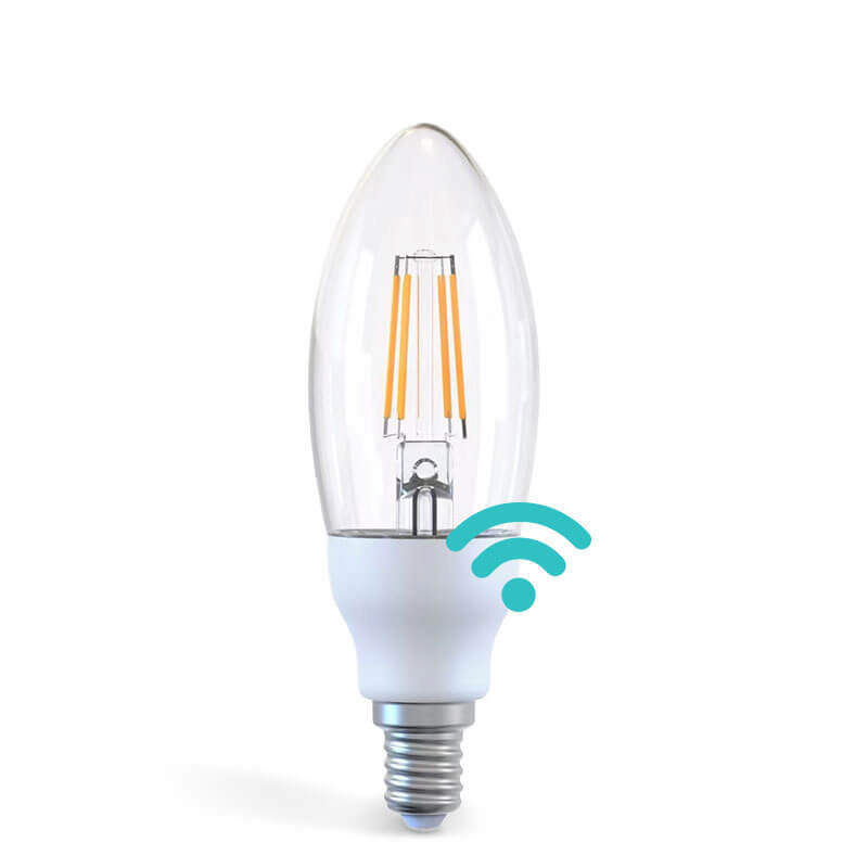 Bec LED WiFi AlecoAir BE14 - Control Vocal - imagine 2