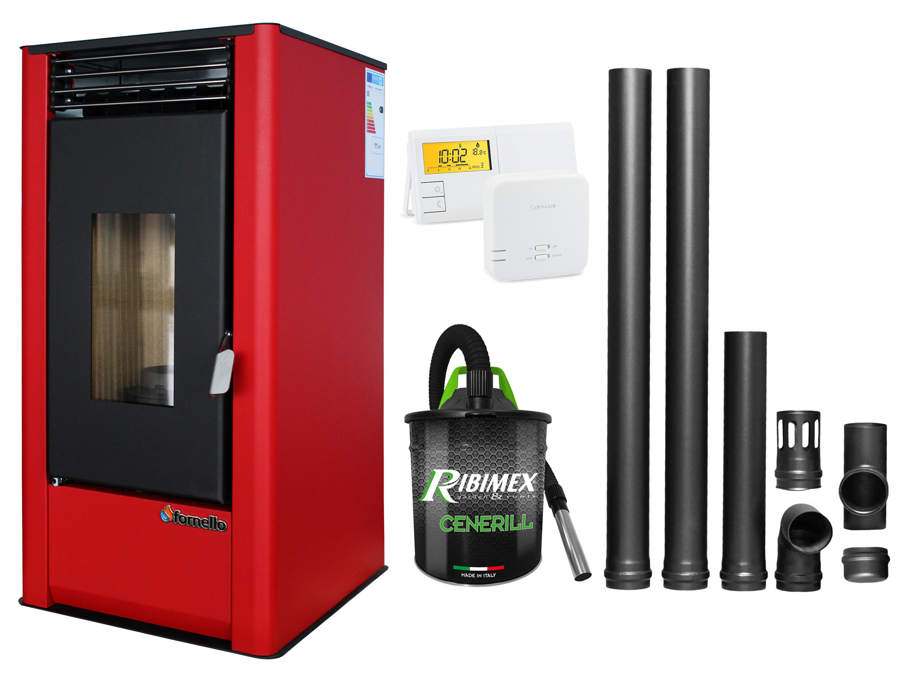 Fornello SmartPell 11KW Pachet Încălzire Complet