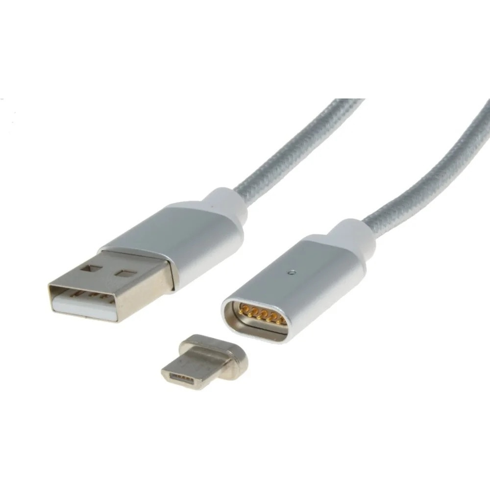 Cablu Micro USB Magnetic PremiumCord, 1m