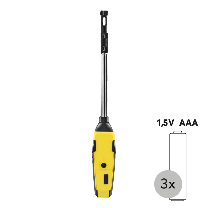 Anemometru Trotec BA30WP cu fir cald și aplicație smartphone - imagine 3