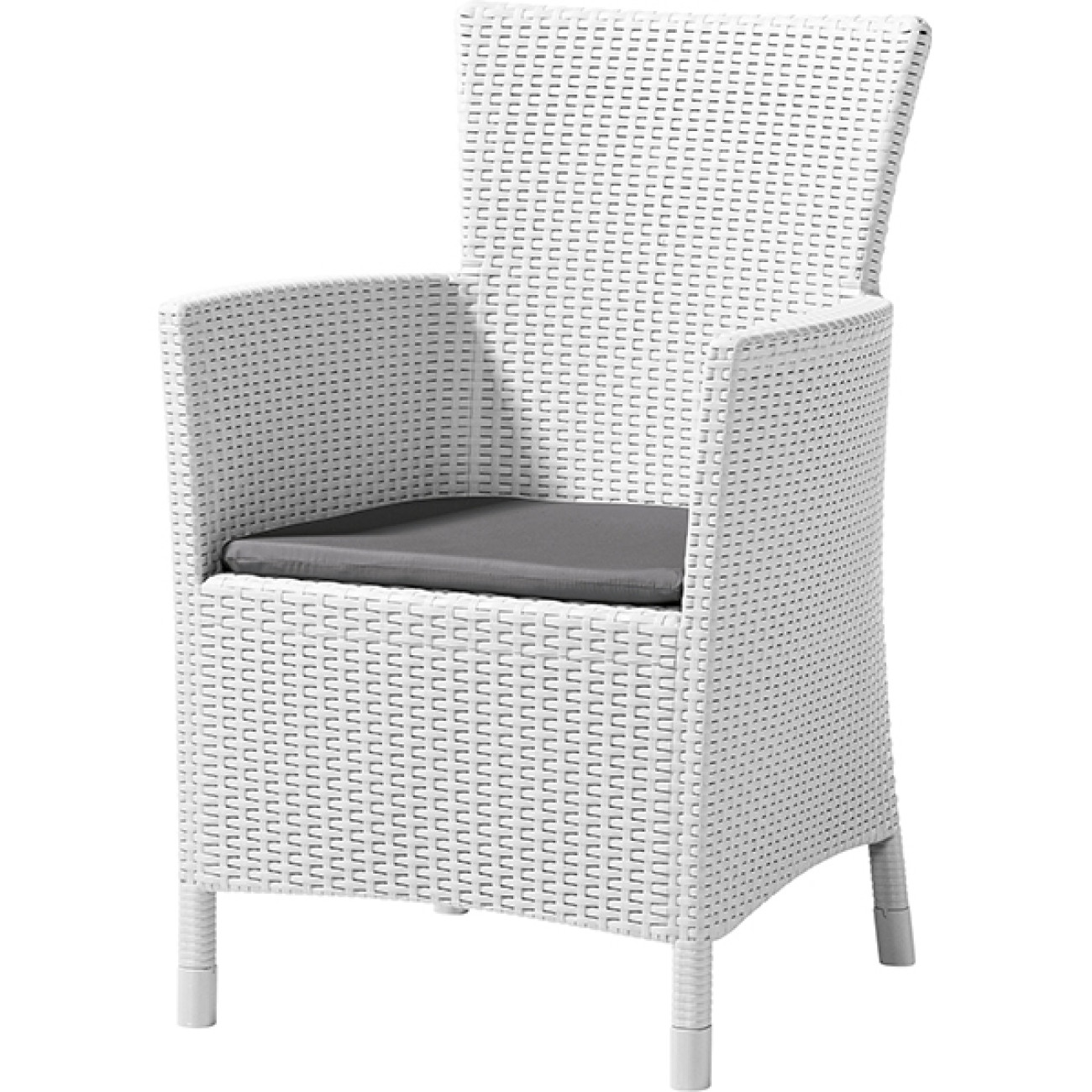 Scaun Terasa Iowa Alb/Gri-Rece Micul Meserias - imagine 2
