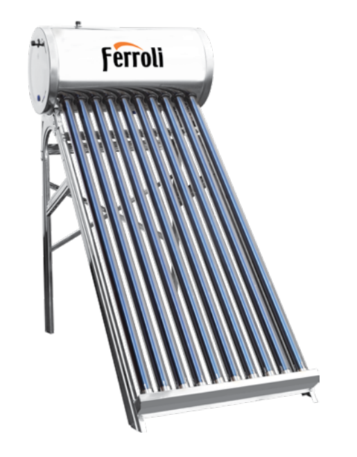 Panou Solar Ferroli Ecoheat 120L, 12 Tuburi