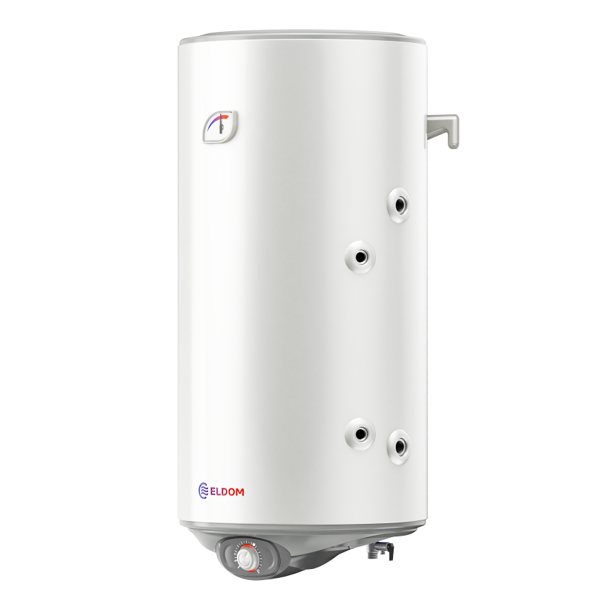 Boiler termoelectric cu o serpentina, Eldom GREEN LINE WVF10046FSR, 100 Litri, 2 Kw, serpentina pe partea dreapta
