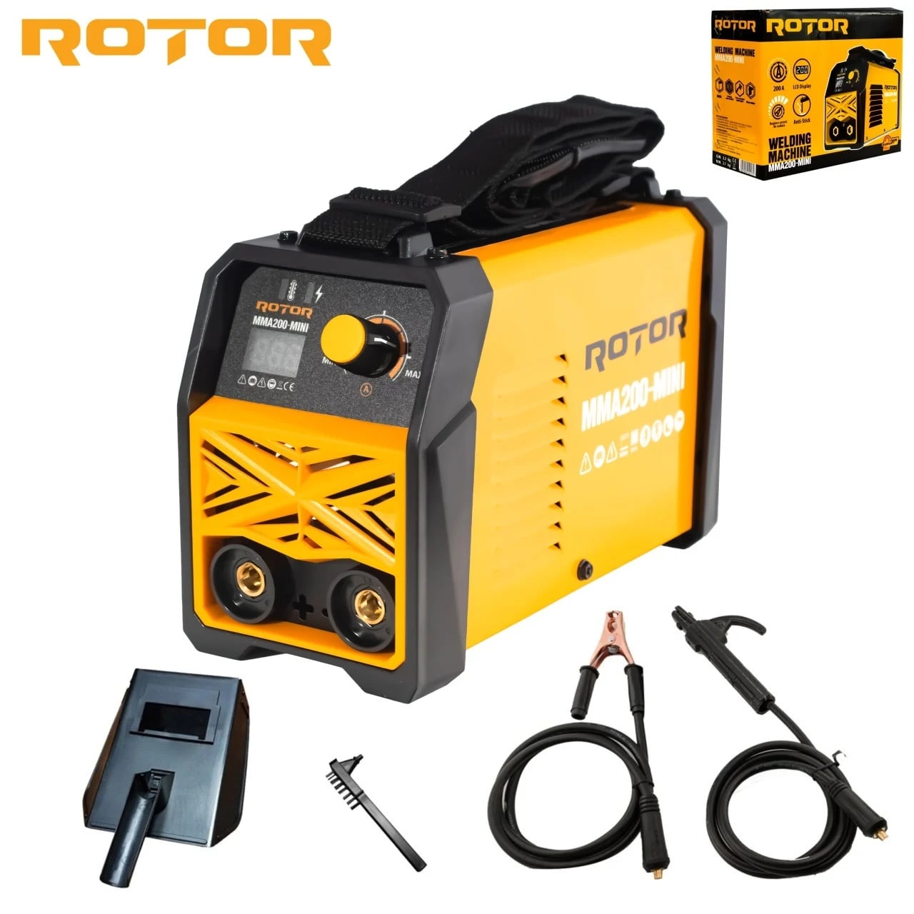 Aparat Sudura ROTOR MMA200 + Masca Automata - imagine 4