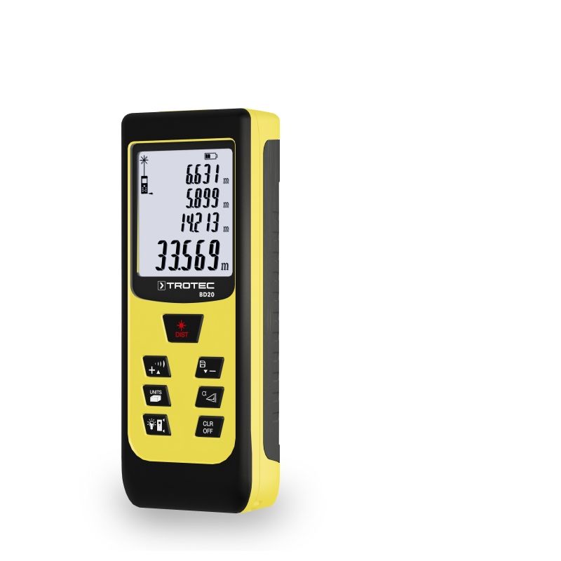 Telemetru laser Trotec BD20, până la 60 m, IP54