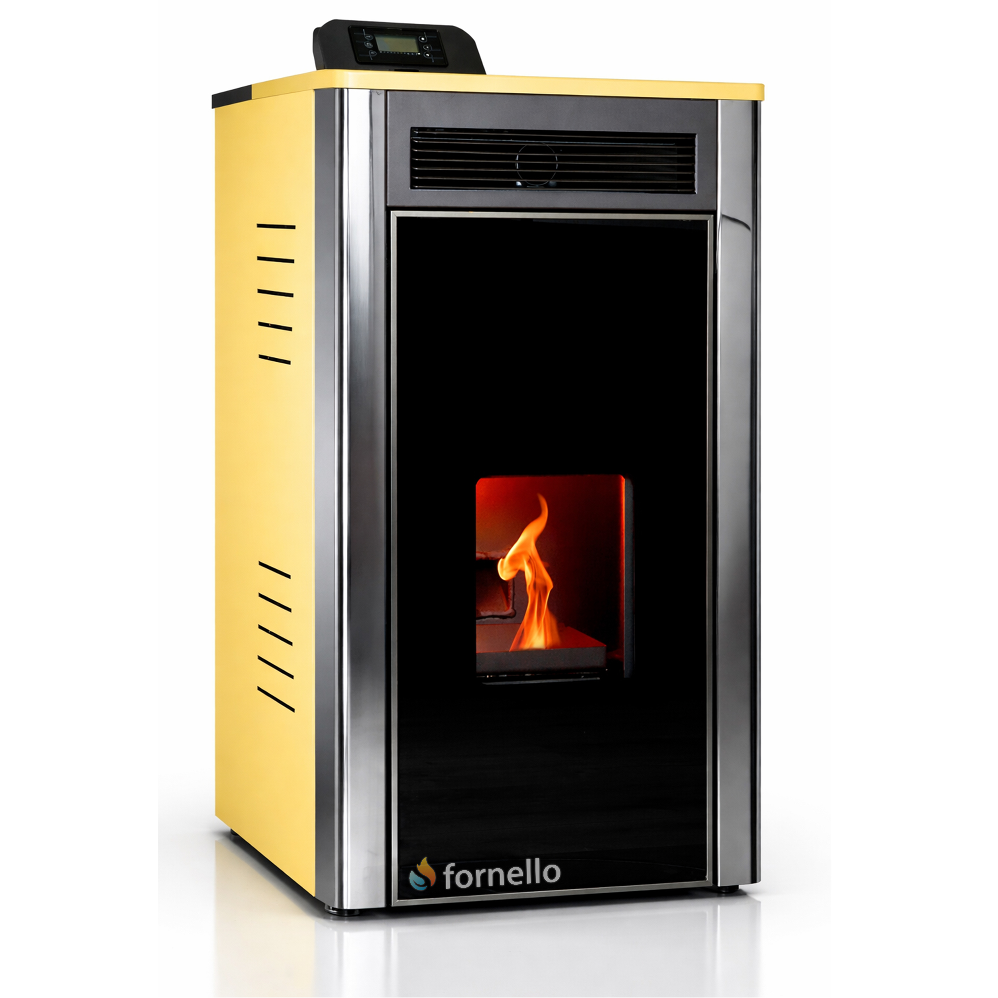 Termoșemineu Fornello Primo 25 kW Ivory - imagine 2