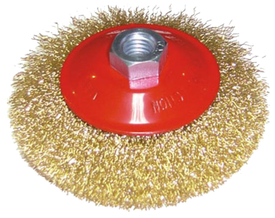 Perie sarma Conica Polizor Unghiular 100 mm 12500 rpm, Evotools 675190 - imagine 2