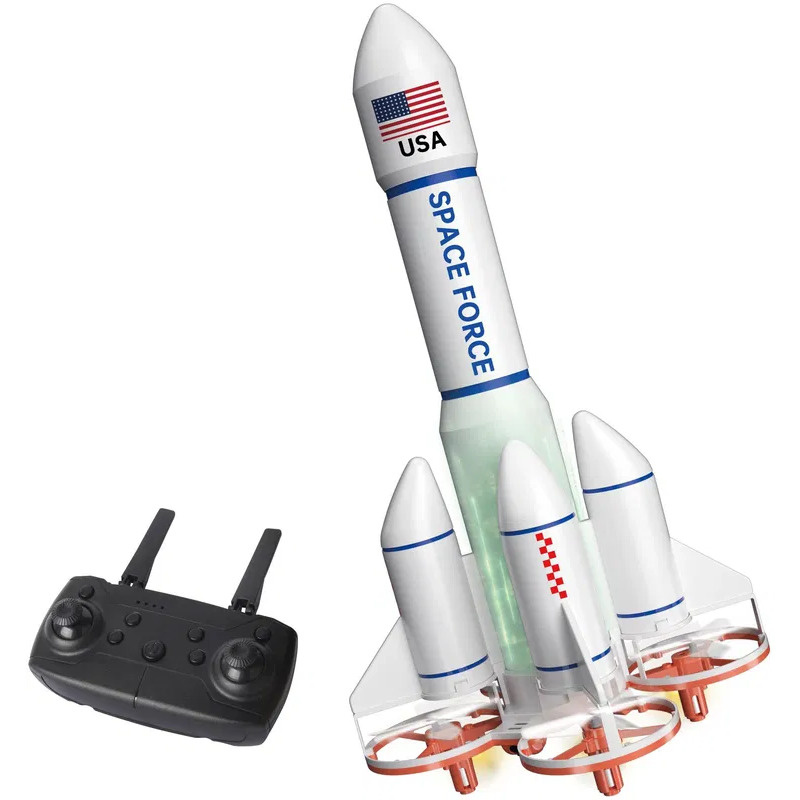 Rachetă Dronă Telecomandă 33cm RC 2.4GHz