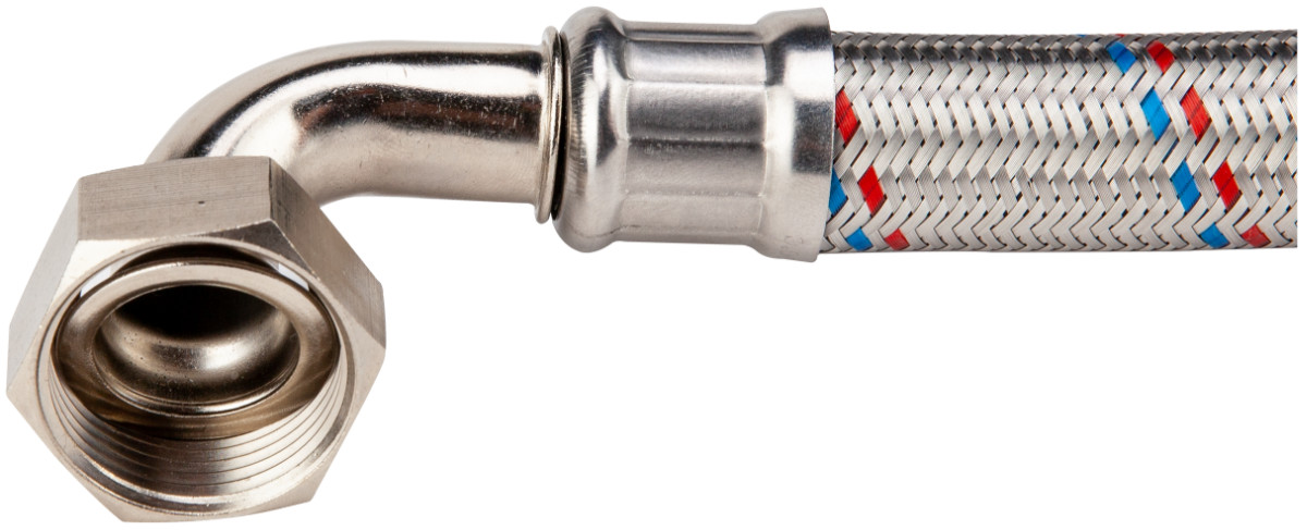 Racord Flexibil cu Cot pentru Hidrofor 25x500mm - imagine 2