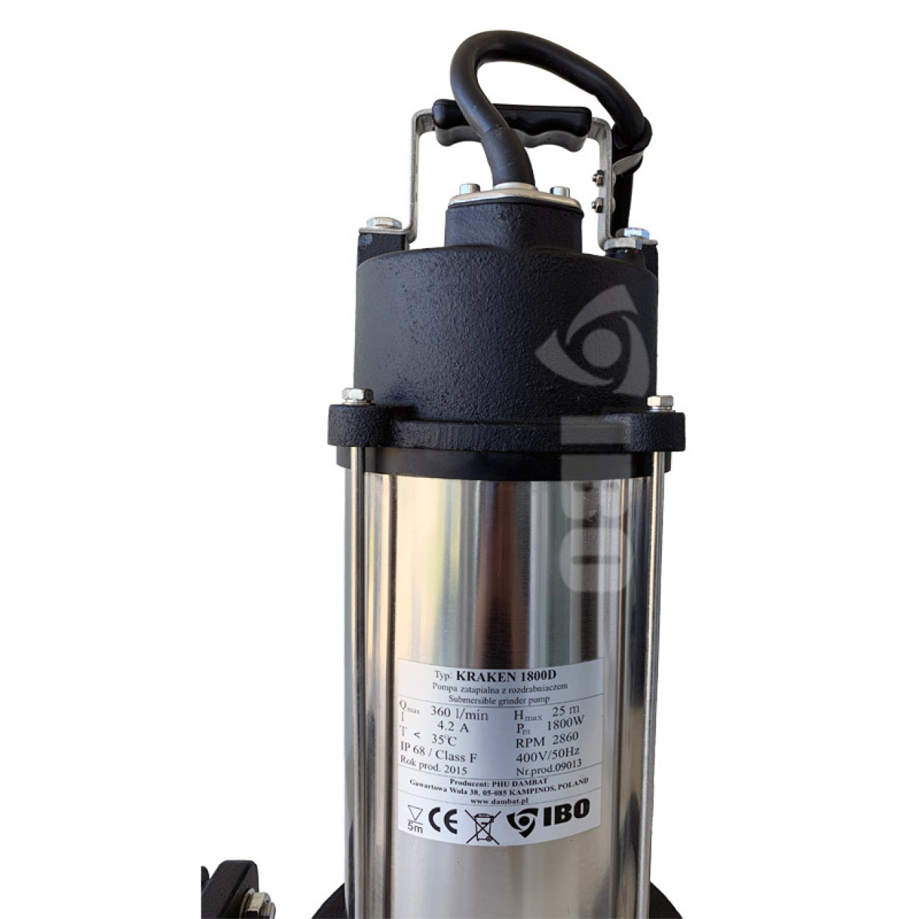 Pompa Apa Murdara cu Tocator IBO Kraken DF 1800W - imagine 10