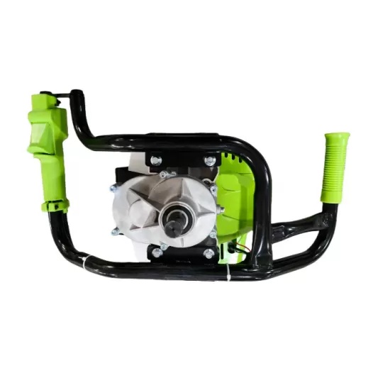 Motoburghiu pe benzina Campion, 8.5CP, motor 2 timpi 58cc, 9200rpm, burghie 100-300mm, adancime 800mm, rezervor 1.2L, 12kg, set forare pamant, model verde Italian Fresho CMP4350G GT-4350 - imagine 4